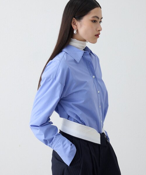 THE PAUSE（ザ ポーズ）の「【THE PAUSE】刺繍シャツ（シャツ/ブラウス・レディース・ブルー/オフホワイト・FREE）」の22枚目の写真
