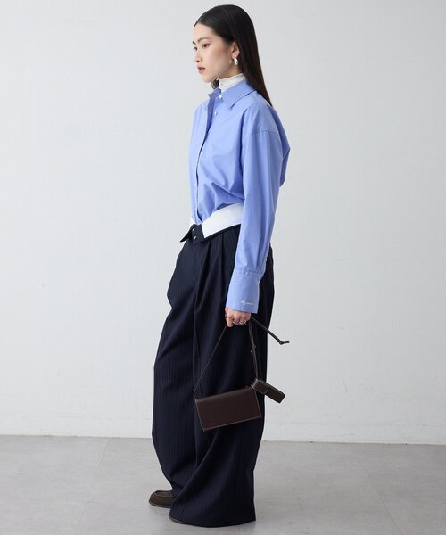 THE PAUSE（ザ ポーズ）の「【THE PAUSE】刺繍シャツ（シャツ/ブラウス・レディース・ブルー/オフホワイト・FREE）」の19枚目の写真