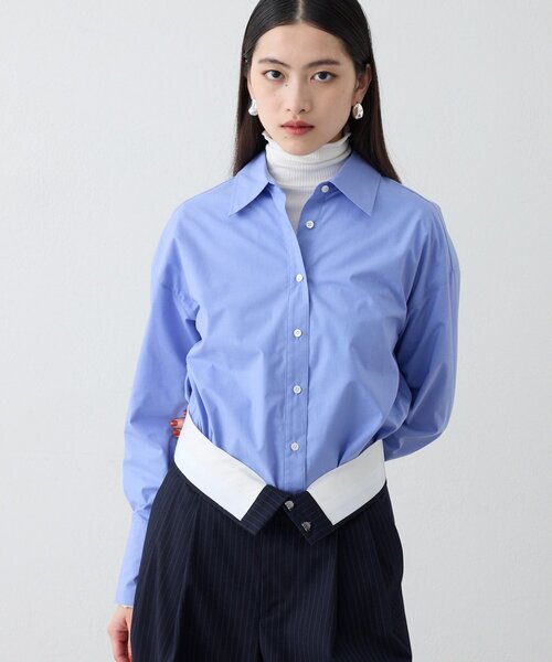 THE PAUSE（ザ ポーズ）の「【THE PAUSE】刺繍シャツ（シャツ/ブラウス・レディース・ブルー/オフホワイト・FREE）」の17枚目の写真