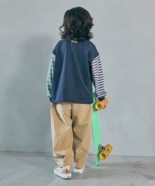 BREEZE(ブリーズ)の「【WEB限定】タックテーパードパンツ(その他パンツ・キッズ・カーキ/ブラック/ベージュ/ブラウン/ライム/ネイビー・130/140/150/160/120/110/100/90)」の8枚目の写真
