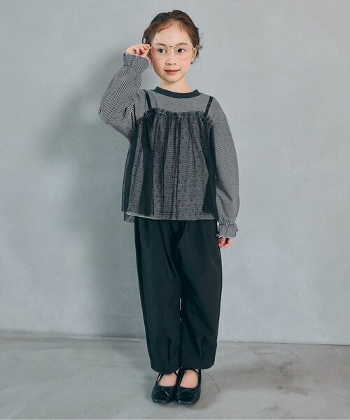 BREEZE(ブリーズ)の「【WEB限定】タックテーパードパンツ(その他パンツ・キッズ・カーキ/ブラック/ベージュ/ブラウン/ライム/ネイビー・130/140/150/160/120/110/100/90)」の10枚目の写真