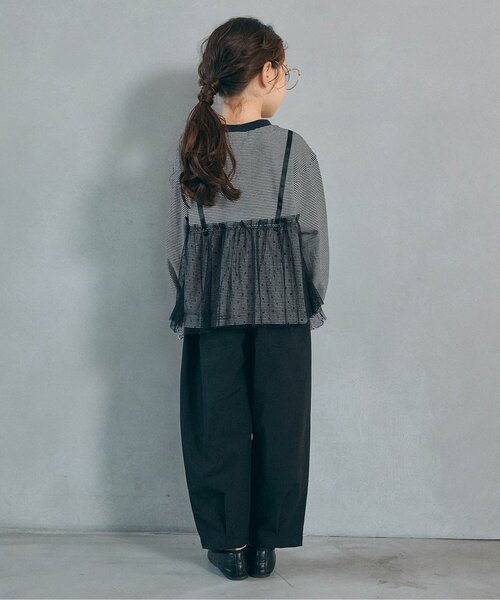 BREEZE(ブリーズ)の「【WEB限定】タックテーパードパンツ(その他パンツ・キッズ・カーキ/ブラック/ベージュ/ブラウン/ライム/ネイビー・130/140/150/160/120/110/100/90)」の12枚目の写真