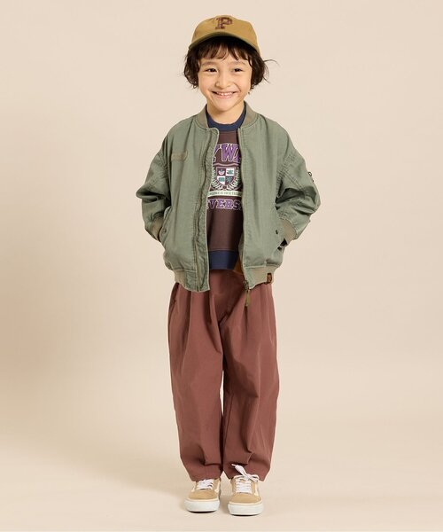 BREEZE(ブリーズ)の「【WEB限定】タックテーパードパンツ(その他パンツ・キッズ・カーキ/ブラック/ベージュ/ブラウン/ライム/ネイビー・130/140/150/160/120/110/100/90)」の17枚目の写真