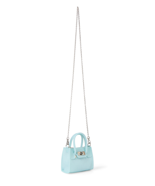 DEINET(ダイニット)の「JELLY CHAIN MINI BAG IN ICE BLUE(ショルダーバッグ・レディース・その他・FREE)」の2枚目の写真