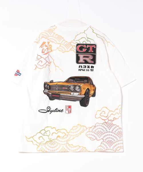 PANDIESTA（パンディエスタ）の「NISSAN×錦 KPGC10型ハコスカ雷雲Tシャツ(M2)（Tシャツ/カットソー・メンズ・ブラック/ホワイト・L/XL/XXL/M）」の18枚目の写真