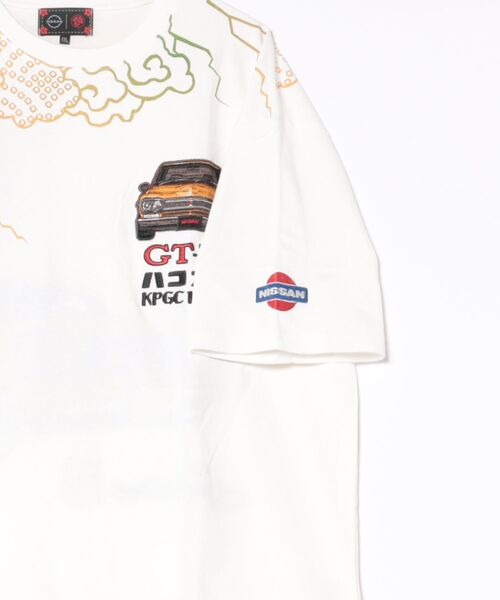 PANDIESTA（パンディエスタ）の「NISSAN×錦 KPGC10型ハコスカ雷雲Tシャツ(M2)（Tシャツ/カットソー・メンズ・ブラック/ホワイト・L/XL/XXL/M）」の19枚目の写真