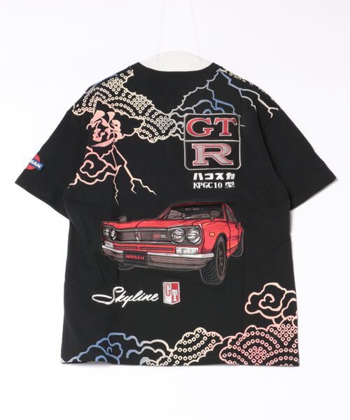 PANDIESTA（パンディエスタ）の「NISSAN×錦 KPGC10型ハコスカ雷雲Tシャツ(M2)（Tシャツ/カットソー・メンズ・ブラック/ホワイト・L/XL/XXL/M）」の20枚目の写真