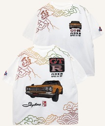 NISSAN×錦 KPGC10型ハコスカ雷雲Tシャツ(M2)