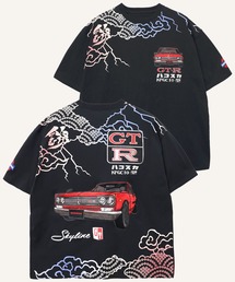 NISSAN×錦 KPGC10型ハコスカ雷雲Tシャツ(M2)