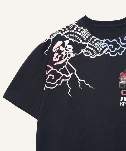 PANDIESTA（パンディエスタ）の「NISSAN×錦 KPGC10型ハコスカ雷雲Tシャツ(M2)（Tシャツ/カットソー・メンズ・ブラック/ホワイト・L/XL/XXL/M）」の5枚目の写真