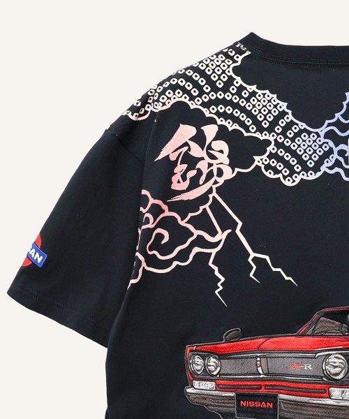 PANDIESTA（パンディエスタ）の「NISSAN×錦 KPGC10型ハコスカ雷雲Tシャツ(M2)（Tシャツ/カットソー・メンズ・ブラック/ホワイト・L/XL/XXL/M）」の10枚目の写真