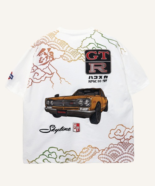 PANDIESTA（パンディエスタ）の「NISSAN×錦 KPGC10型ハコスカ雷雲Tシャツ(M2)（Tシャツ/カットソー・メンズ・ブラック/ホワイト・L/XL/XXL/M）」の16枚目の写真