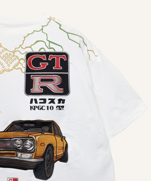 PANDIESTA（パンディエスタ）の「NISSAN×錦 KPGC10型ハコスカ雷雲Tシャツ(M2)（Tシャツ/カットソー・メンズ・ブラック/ホワイト・L/XL/XXL/M）」の15枚目の写真
