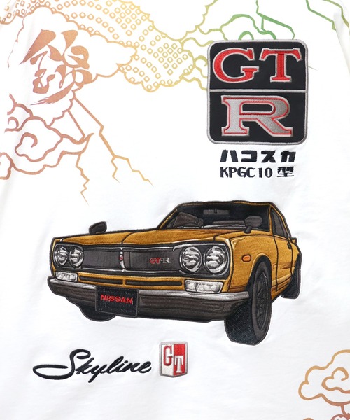 PANDIESTA（パンディエスタ）の「NISSAN×錦 KPGC10型ハコスカ雷雲Tシャツ(M2)（Tシャツ/カットソー・メンズ・ブラック/ホワイト・L/XL/XXL/M）」の17枚目の写真