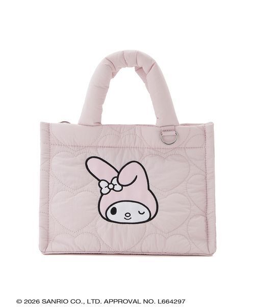 サンリオハウス キルティングトートバッグ ブルー sanrio house マイメロディ 2WAYハートキルティングバッグ（トートバッグ）｜sanrio