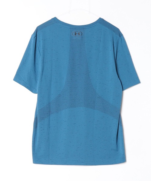 UNDER ARMOUR(アンダーアーマー)の「UAバニッシュ シームレス ショートスリーブ Tシャツ(トレーニング/メンズ)(Tシャツ/カットソー・メンズ・ブルー系・XL/M/L)」の3枚目の写真