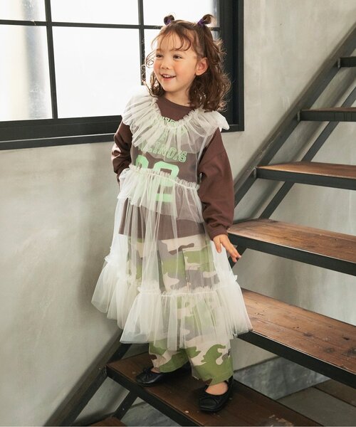 BREEZE(ブリーズ)の「総柄カーゴパンツ(カーゴパンツ・キッズ・ベージュ/ブラウン・110/100/90/80/140/130/120)」の6枚目の写真