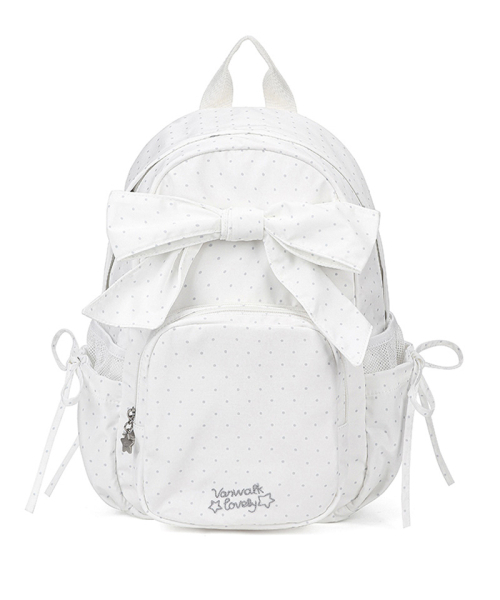 VANWALK（バンウォーク）の「Peekaboo Ribbon Backpack [White]（バックパック/リュック・レディース・ホワイト・FREE）」の5枚目の写真