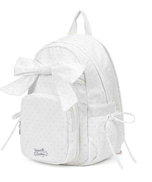 VANWALK（バンウォーク）の「Peekaboo Ribbon Backpack [White]（バックパック/リュック・レディース・ホワイト・FREE）」の6枚目の写真