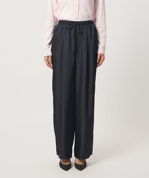 UNITED ARROWS(ユナイテッドアローズ)の「シルクライク イージーパンツ ‐ウォッシャブル‐(その他パンツ・レディース・その他1/ネイビー・36/38)」の9枚目の写真