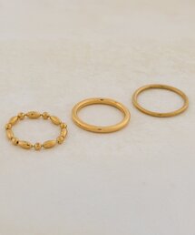 【GOLDY】ミニマルSETステンレスリング