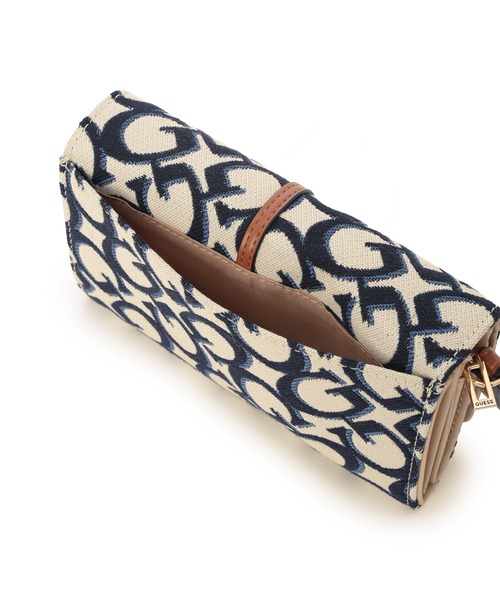 Guess(ゲス)の「JERICO Phone Organizer(財布・レディース・ネイビー/ホワイト・ONE SIZE)」の7枚目の写真