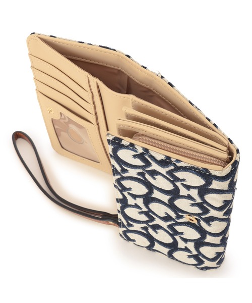 Guess(ゲス)の「JERICO Phone Organizer(財布・レディース・ネイビー/ホワイト・ONE SIZE)」の10枚目の写真