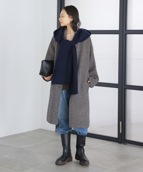 JOURNAL STANDARD(ジャーナルスタンダード)の「スーパー120リバーチェスターコート(チェスターコート・レディース・ブラック系その他/チャコールグレー・38/36)」の14枚目の写真