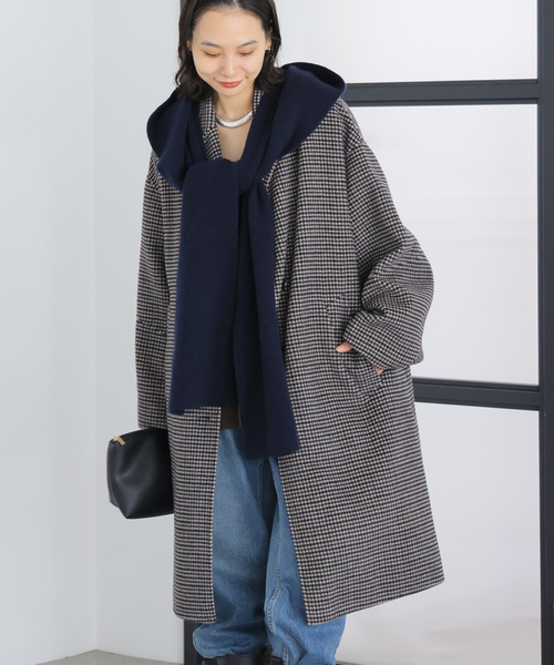 JOURNAL STANDARD(ジャーナルスタンダード)の「スーパー120リバーチェスターコート(チェスターコート・レディース・ブラック系その他/チャコールグレー・38/36)」の19枚目の写真