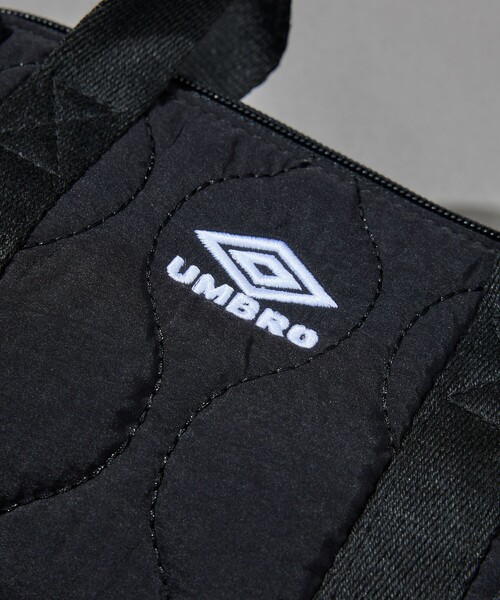 UMBRO（アンブロ）の「UMBRO/アンブロ SP PADDED BOSTON MINI BAG/別注 パデット ミニボストンバッグ（ショルダーバッグ・メンズ・オフホワイト/ブラック/チェック・ONE SIZE）」の13枚目の写真