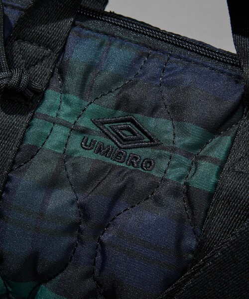 UMBRO（アンブロ）の「UMBRO/アンブロ SP PADDED BOSTON MINI BAG/別注 パデット ミニボストンバッグ（ショルダーバッグ・メンズ・オフホワイト/ブラック/チェック・ONE SIZE）」の15枚目の写真