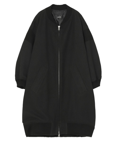 ZUCCa(ズッカ)の「PE TWEED / コート(その他アウター・レディース・ブラック・M size)」の4枚目の写真