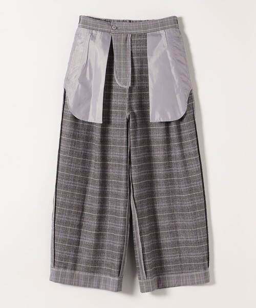 quaranciel(カランシエル)の「quaranciel:〈洗濯機可能〉2タック 起毛 ワイド パンツ(その他パンツ・レディース・チャコールグレー/ライトグレー/ブラック/グレー・40/38)」の20枚目の写真