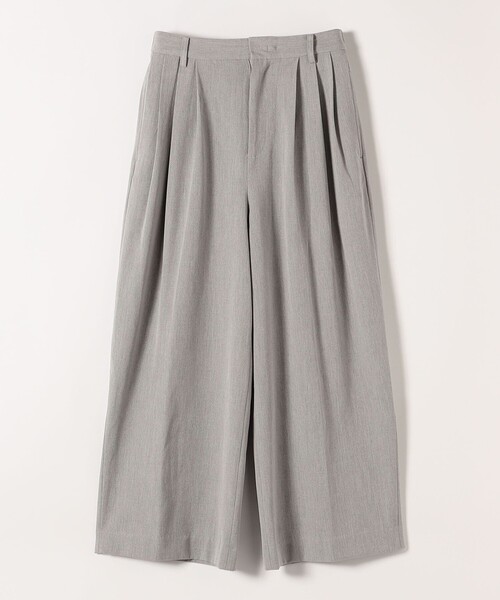 quaranciel(カランシエル)の「quaranciel:〈洗濯機可能〉2タック 起毛 ワイド パンツ(その他パンツ・レディース・チャコールグレー/ライトグレー/ブラック/グレー・40/38)」の18枚目の写真