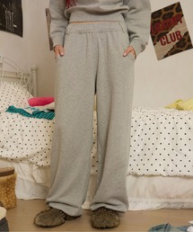 ラインストーンスウェットパンツ