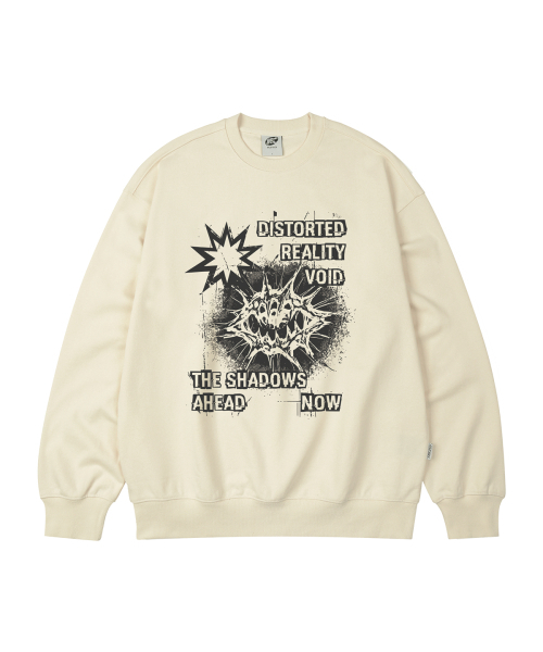 WILDROCK（ワイルドロック）の「ディストーテッドアイ オーバーサイズ スウェット_9 COL（スウェット・メンズ・ブラック/ベージュ/ネイビー/ブラウン/ピンク/ブルー/アイボリー/ダークグレー/チャコール・SMALL/MEDIUM/LARGE）」の18枚目の写真