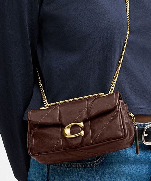 COACH(コーチ)の「タビー ショルダー バッグ 20・キルティング(ショルダーバッグ・レディース・ブラウン系その他・ONE)」の1枚目の写真