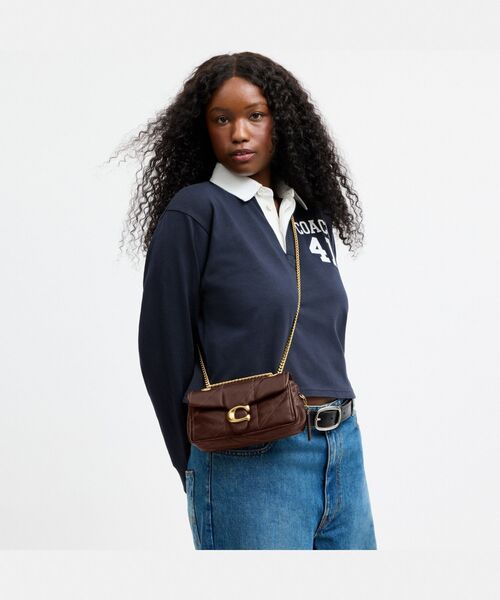 COACH(コーチ)の「タビー ショルダー バッグ 20・キルティング(ショルダーバッグ・レディース・ブラウン系その他・ONE)」の4枚目の写真