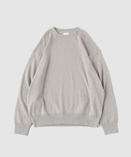crepuscule(クレプスキュール)の「crepuscule / クレプスキュール Co/He Rib Sweat P/O(Tシャツ/カットソー・メンズ・アイボリー/ベージュ・1/2)」の2枚目の写真
