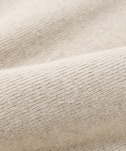 crepuscule(クレプスキュール)の「crepuscule / クレプスキュール Co/He Rib Sweat P/O(Tシャツ/カットソー・メンズ・アイボリー/ベージュ・1/2)」の4枚目の写真