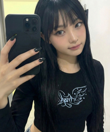 ソフトエンジェルスリムフィットロングスリーブ(ブラック)
