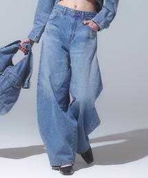 【GISELe10月号掲載】atelier SOMETHING B.B. (BAGGY BALLOON) PANTS/バギーバルーンデニムパンツ