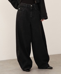 【GISELe10月号掲載】atelier SOMETHING B.B. (BAGGY BALLOON) PANTS/バギーバルーンデニムパンツ