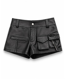 ハンドメイドレザーショーツ
