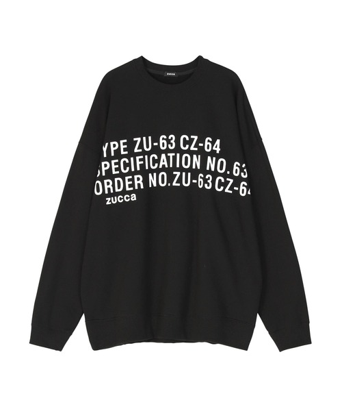 ZUCCa(ズッカ)の「(S)MIL-SPEC SWEATSHIRT(ニット/セーター・レディース・ホワイト/ブラック・M size)」の2枚目の写真