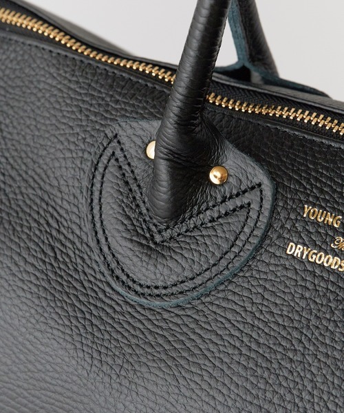 YOUNG&OLSEN The DRYGOODS STORE（ヤングアンドオルセン）の「YOUNG & OLSEN/ヤングアンドオルセン EMBOSSED LEATHER D BOSTON M ボストンバッグ 秋 秋服 2026年秋冬（ボストンバッグ・レディース・ブラック・FREE）」の13枚目の写真