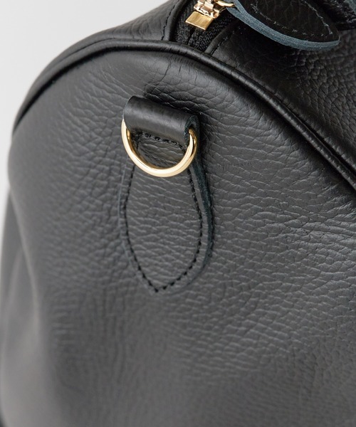 YOUNG&OLSEN The DRYGOODS STORE（ヤングアンドオルセン）の「YOUNG & OLSEN/ヤングアンドオルセン EMBOSSED LEATHER D BOSTON M ボストンバッグ 秋 秋服 2026年秋冬（ボストンバッグ・レディース・ブラック・FREE）」の11枚目の写真