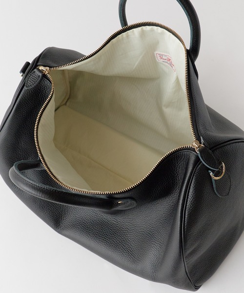 YOUNG&OLSEN The DRYGOODS STORE（ヤングアンドオルセン）の「YOUNG & OLSEN/ヤングアンドオルセン EMBOSSED LEATHER D BOSTON M ボストンバッグ 秋 秋服 2026年秋冬（ボストンバッグ・レディース・ブラック・FREE）」の7枚目の写真