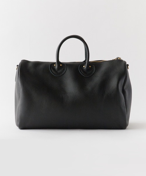YOUNG&OLSEN The DRYGOODS STORE（ヤングアンドオルセン）の「YOUNG & OLSEN/ヤングアンドオルセン EMBOSSED LEATHER D BOSTON M ボストンバッグ 秋 秋服 2026年秋冬（ボストンバッグ・レディース・ブラック・FREE）」の3枚目の写真
