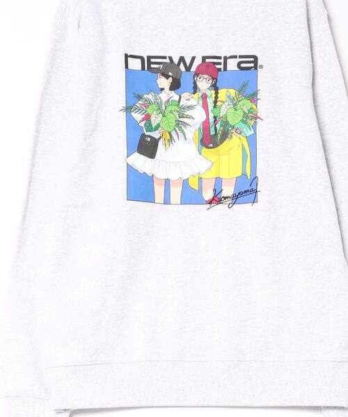 NEW ERA(ニューエラ)の「【NEW ERA/ニューエラ】スウェット プルオーバー フーディ Illustrators Collection こまやま明 アッシュグレー(スウェット・レディース・その他1・L)」の3枚目の写真